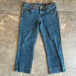 Seven 7 Capris Jeans Premium Denim Womens Size 28 Cropped